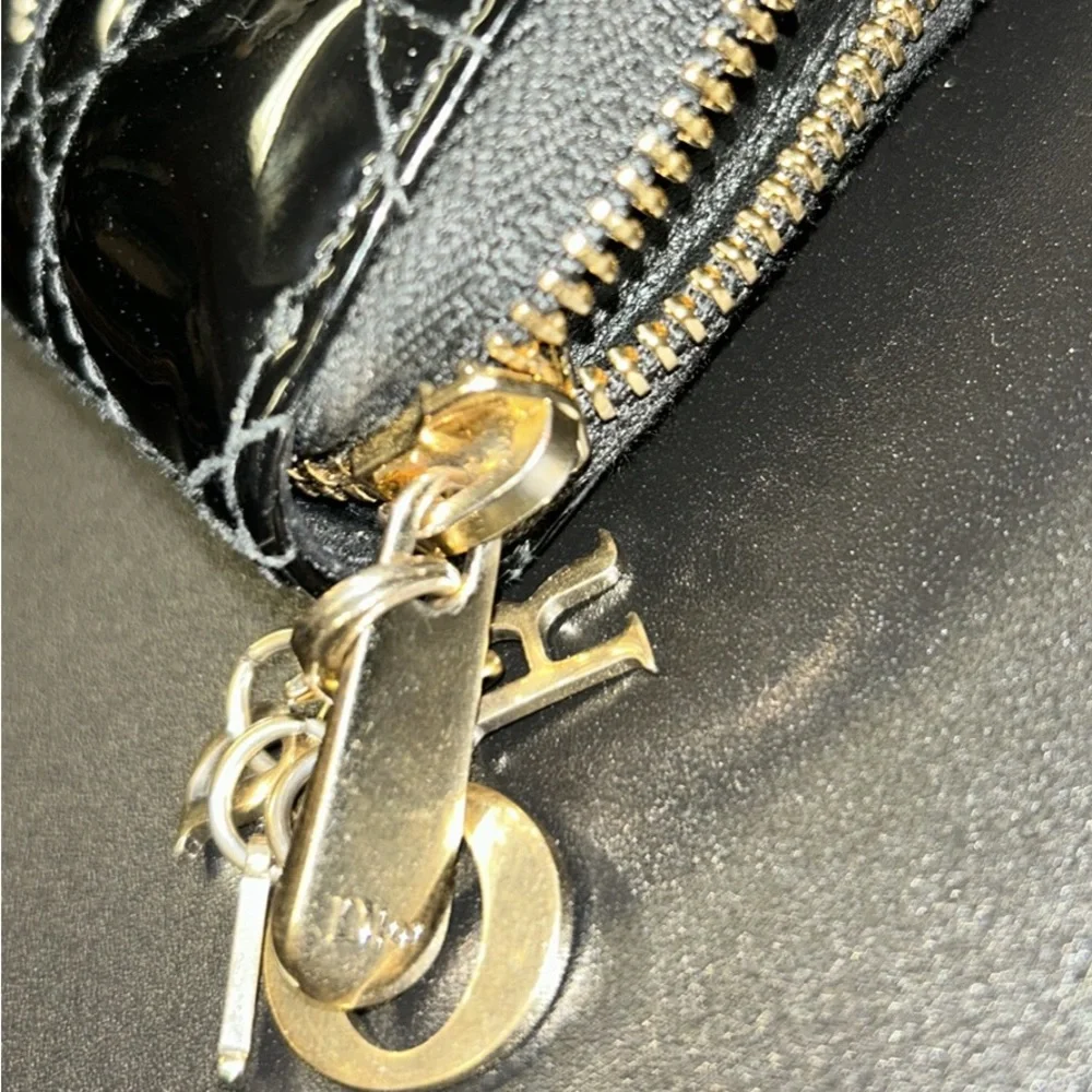 Mini lady Dior Gardena wallet in good condition.